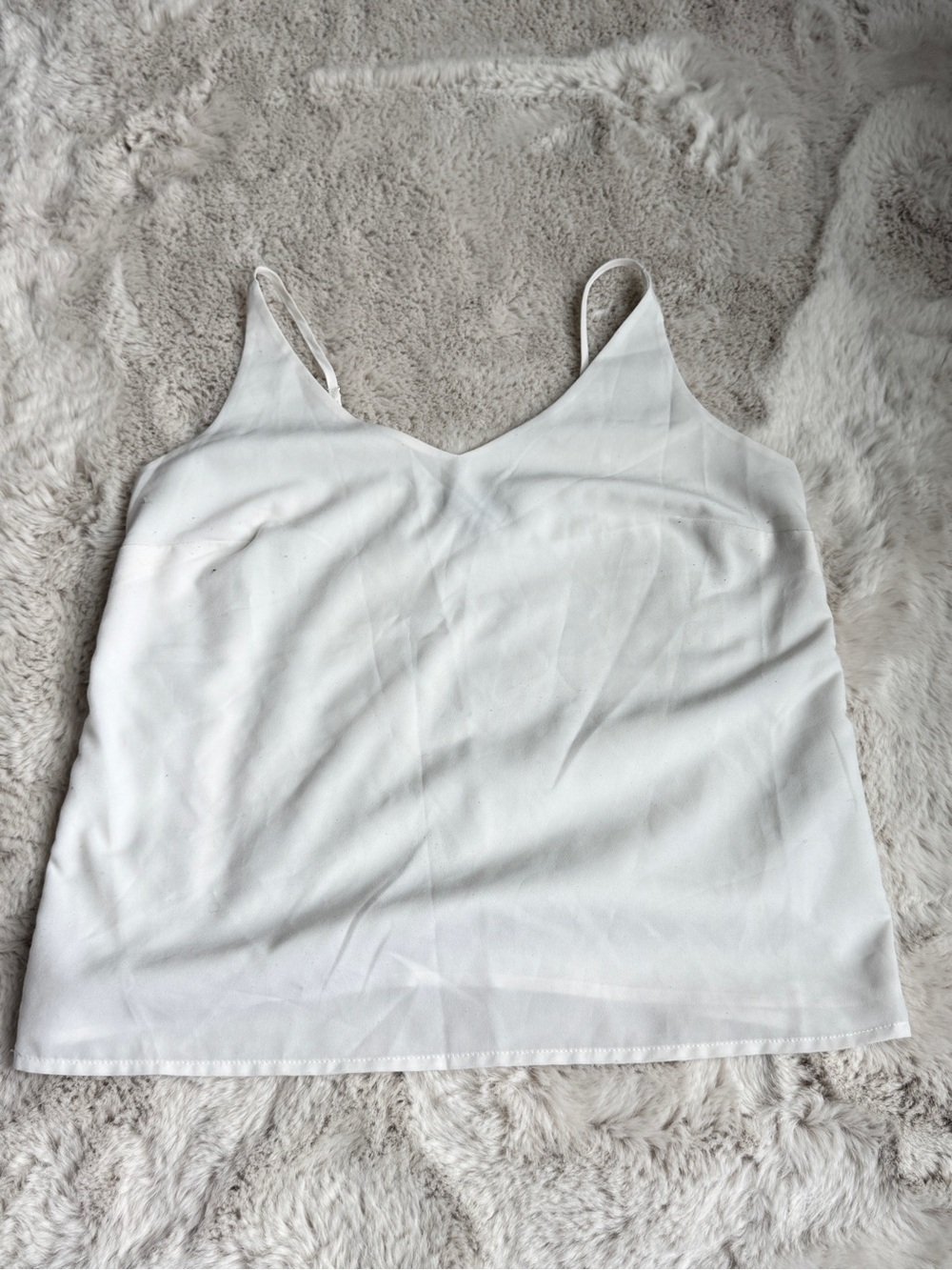 Banana Republic White V-Neck Cami